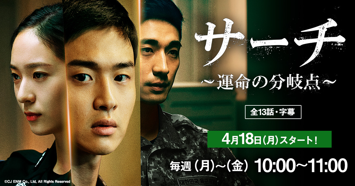 韓国ドラマDVD【サーチ〜運命の分岐点〜】【全話】【レンタル