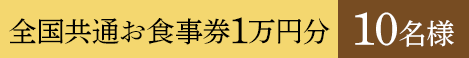 全国共通お食事券1万円分 10名様